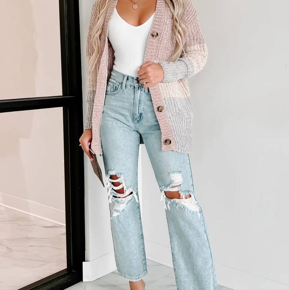 Colorblock Cardigan
